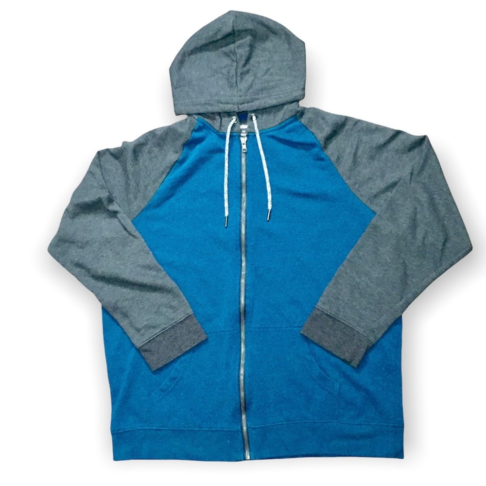 Urban Pipeline Zip Hoodie XL Grey/Blue